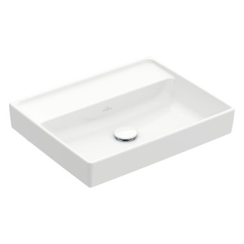 Раковина накладная Villeroy & Boch Collaro, прямоугольный, 55×44 см, белый